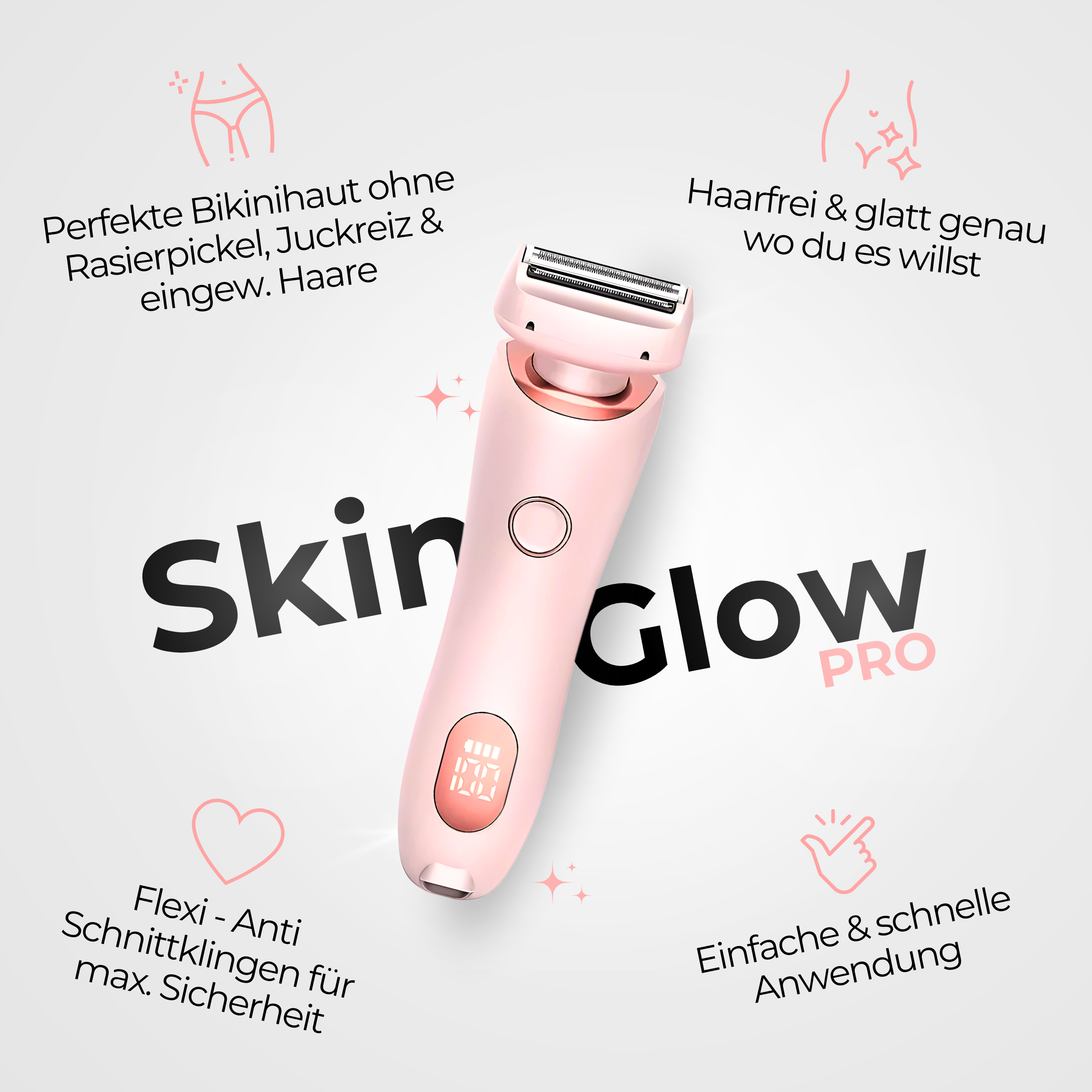 SkinGlow™ Pro - Nanorasierer für seidig glatte Haut in Sekunden (2)