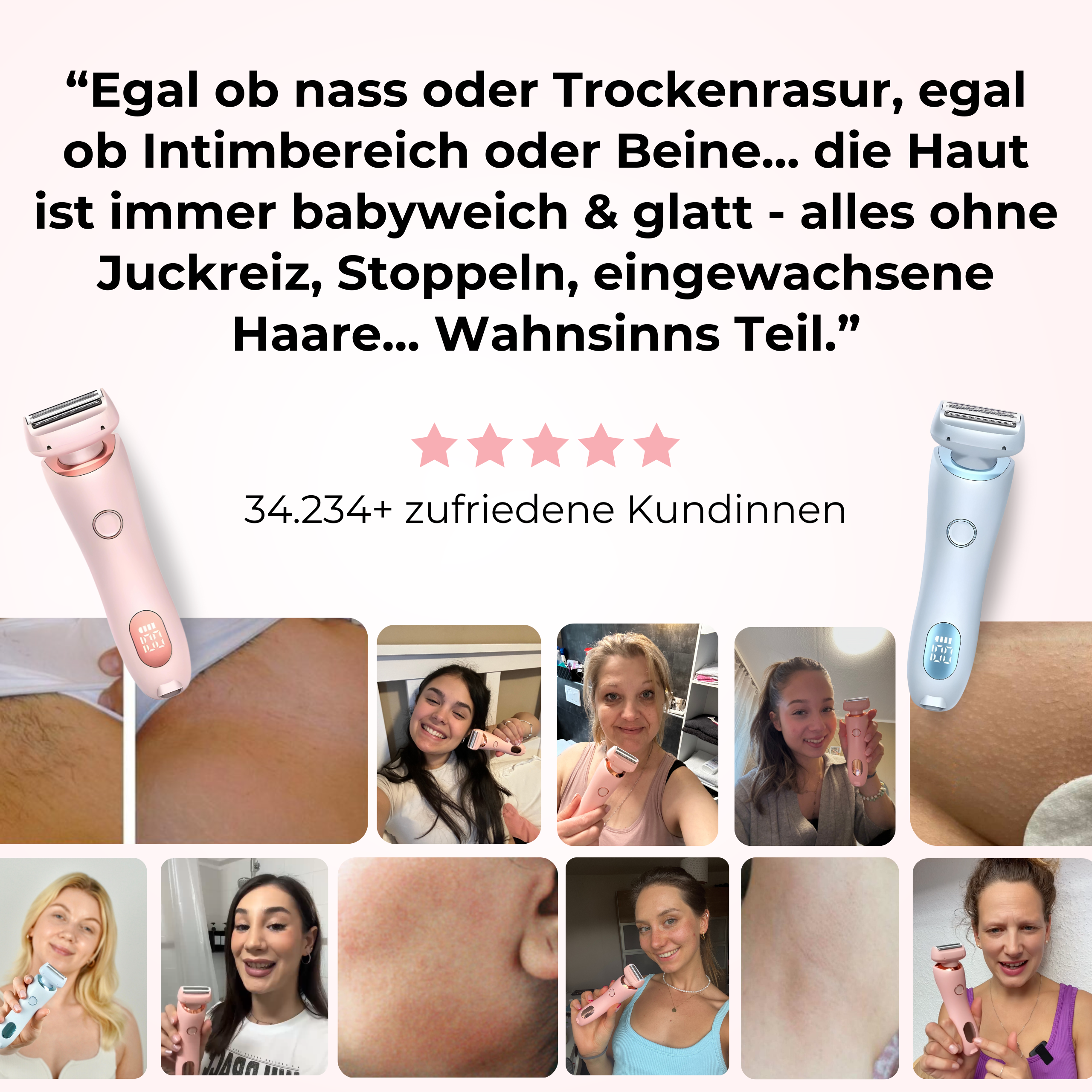 SkinGlow™ Pro - Nanorasierer für seidig glatte Haut in Sekunden (2)