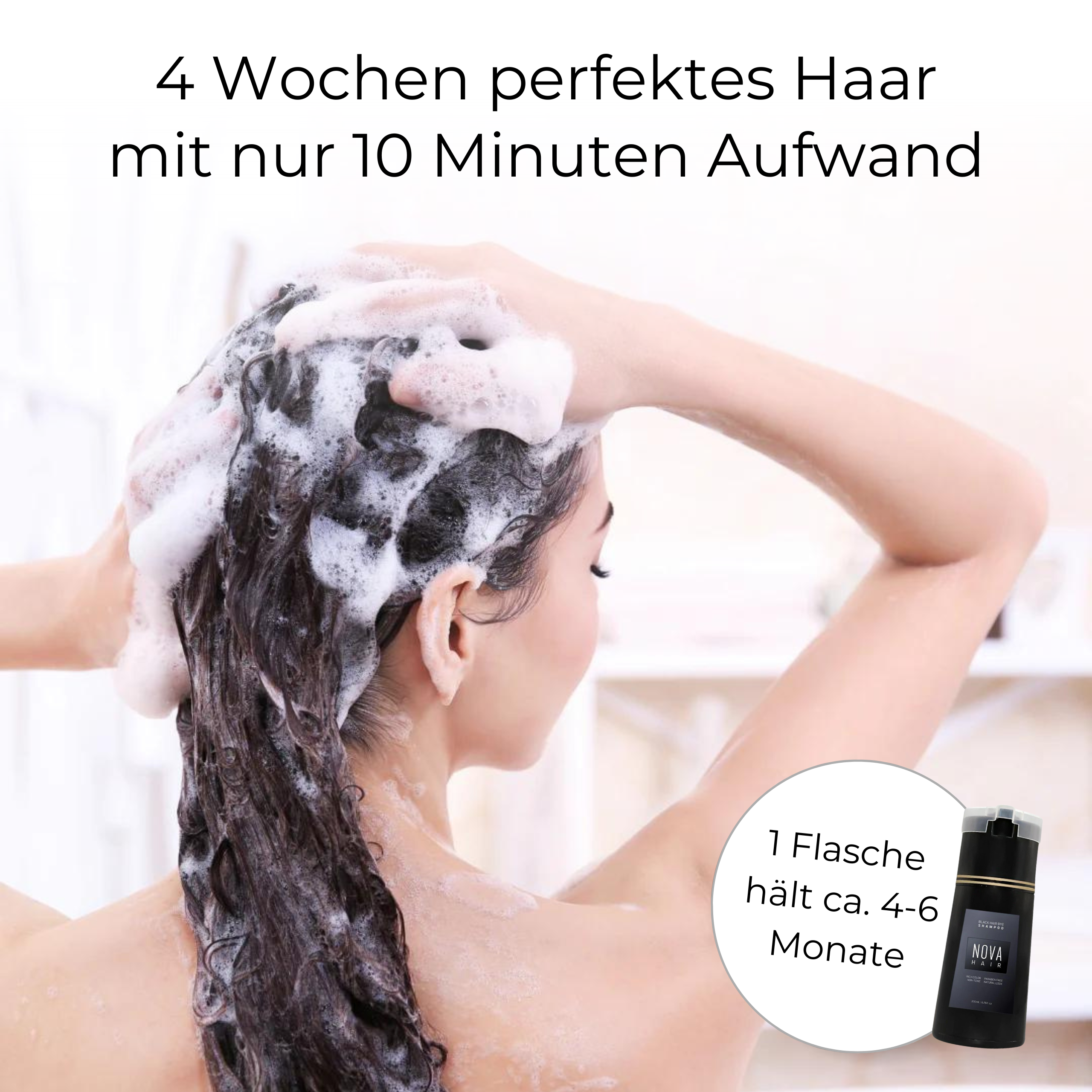 Nova™ Hair - Haarfärb Shampoo mit Sofortwirkung